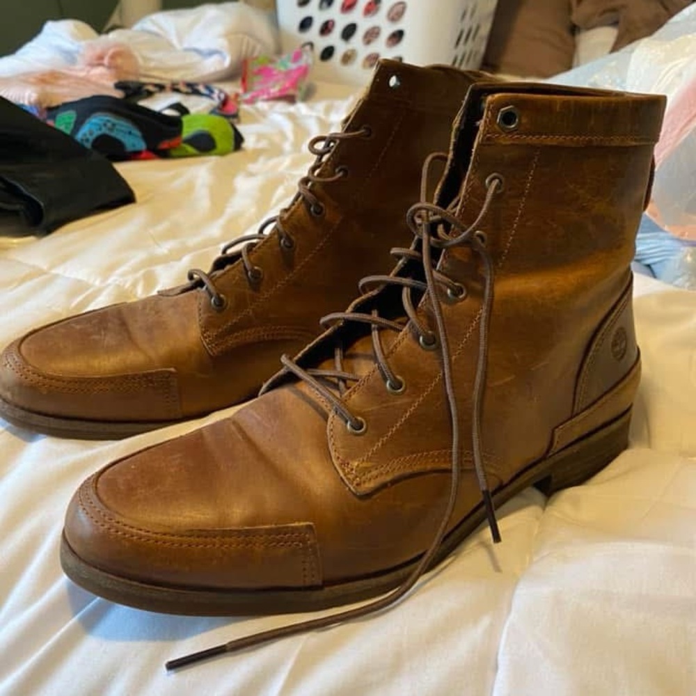 Timberland womens Brown Leather Boots